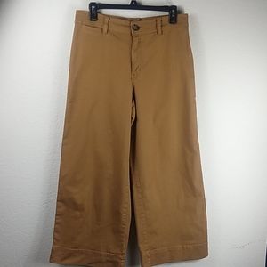 H&M Women's Flare Hem Cropped Pant Sz 8